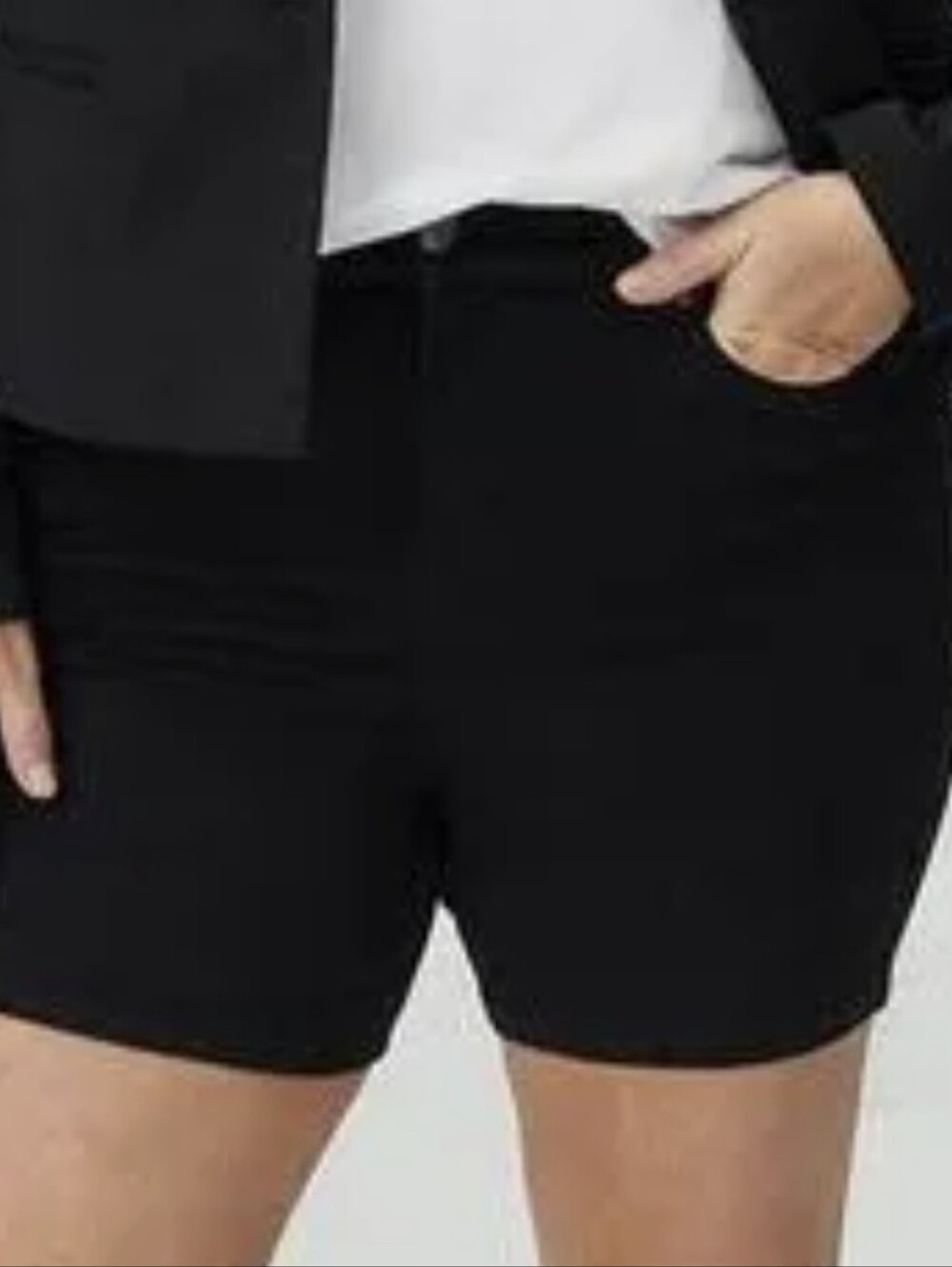 Torrid Black Strech Dressy Bermunda Shorts. Size 14
